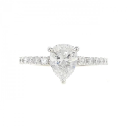 Nhẫn kim cương PT 1.010CT D VS1 hình giọt nước - Hàng hiệu Authentic 871476