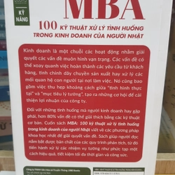 MBA 100 kỹ thuật xử lý tình huống trong kinh doanh của người Nhật 493802