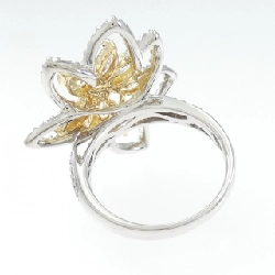 Nhẫn kim cương hoa K18WG/K18YG 2.30CT 668502