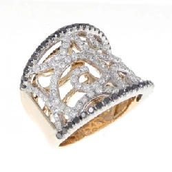 Nhẫn kim cương K18PG/K18WG 1.10CT