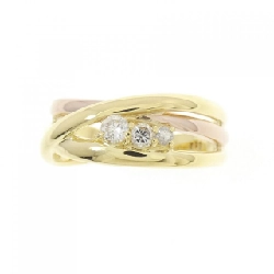 Nhẫn kim cương K18YG/K18PG 0.13CT 672080