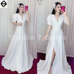 Váy cưới đi bàn size S chỉ mặc 1 tiếng 69614