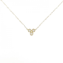 Dây chuyền kim cương K18YG 0.10CT - Hàng hiệu Chính hãng