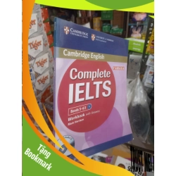(TẶNG BOOKMARK) Complete IELTS workbook Bands 5-6.5 có CD mới 90% chưa viết Sách tự học tiếng Anh RBK2702