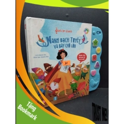 (TẶNG BOOKMARK) Sách âm thanh Nàng Bạch Tuyết và bảy chú lùn mới 70% bẩn bìa, ố nhẹ, bìa cứng RBK2110 Khánh Vân, Quỳnh Rùa MẸ VÀ BÉ