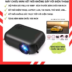 máy chiếu mini a10 (tặng kèm máy chiếu)