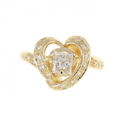 Nhẫn kim cương hình trái tim K18YG 0.367CT - Hàng hiệu Authentic 859162