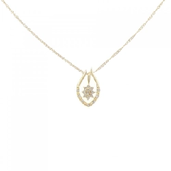 K18YG 2WAY Dây chuyền kim cương 0.12CT - Hàng hiệu Authentic