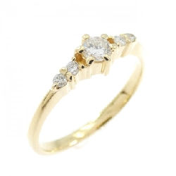 Nhẫn kim cương K18YG 0.22CT - Hàng hiệu chính hãng