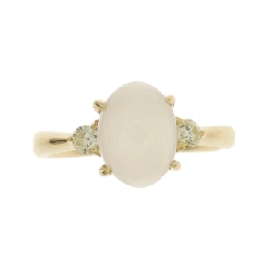 Nhẫn đá mặt trăng K18YG - Hàng hiệu Authentic 854997