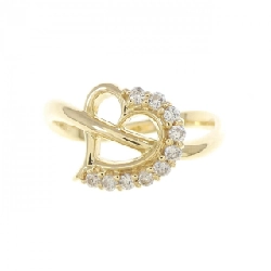 Nhẫn kim cương hình trái tim K18YG 0.16CT 669737