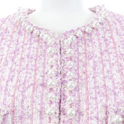 CHANEL LOOK2 P78974V71122 Áo khoác không cổ - Hàng hiệu Authentic 813829