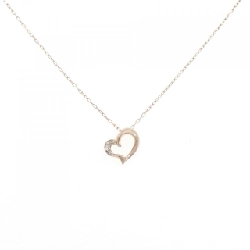 K10PG Dây chuyền hình trái tim kim cương 0.02CT - Hàng hiệu Chính hãng