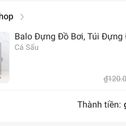 Túi đựng đồ bơi cho bé chia 2 ngăn khô ướt - Mới 100% 531930