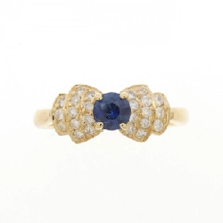 Nhẫn Sapphire Ruy Băng K18YG 0.325CT - Hàng hiệu Chính hãng 855439