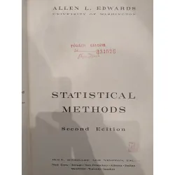Statistical Methods - Allen L.Edwards 720484
