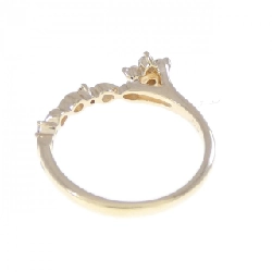 Nhẫn hồng ngọc kim cương K10YG 0.13CT - Hàng hiệu Authentic 849648