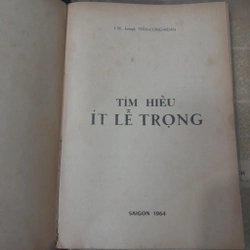 TÌM HIỂU ÍT LỄ TRỌNG - TRẦN CÔNG HOÁN
 499243