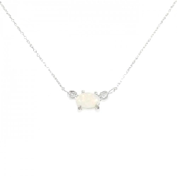 Dây chuyền Opal 750WG/K10WG - Hàng hiệu Chính hãng