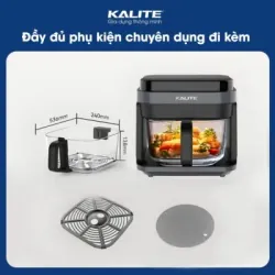 Nồi Chiên Không Dầu KALITE KL6000 – 6L 🌟 Giòn Nhanh – Ngon Khỏe Mỗi Ngày 714195