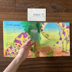 Sách ngoại văn Lift-the-flap Dinosaurs, Used, Bìa mềm, Sách Lật Mở 756490