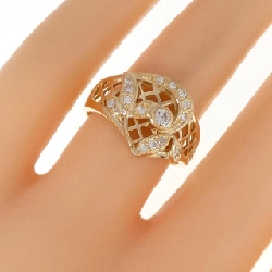 Nhẫn kim cương K18YG 0.20CT 671300