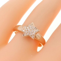 Nhẫn kim cương pavé K18PG 0.10CT 667593