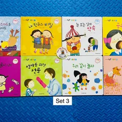 Set 3 첮 인성 그림책 누리짱 – Nuôi dưỡng hành vi & cảm xúc cho bé
