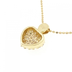 K18YG/750YG Dây chuyền kim cương hình trái tim Pavé 0.30CT - Hàng hiệu Chính hãng 863408