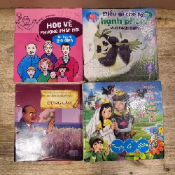 Combo 4 cuốn thiếu nhi chọn lọc, bìa cứng+ mềm, mới 60% SBM2108 Rebooks.vn