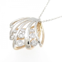 Dây chuyền kim cương PT900/K18PG/PT850 0.37CT - Hàng hiệu Chính hãng 860734