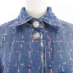 Áo khoác denim CHANEL METIERS D’ART LOOK 38 P75259V66855 633333