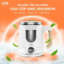 Ấm siêu tốc đa năng 6in1 UNIE UEK1081W màn hình hiển thị điện tử 763646