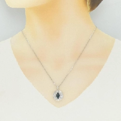K18WG Blue Topaz Necklace - Hàng hiệu Authentic 862125