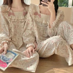 Set đồ ngủ tiểu thư Hàn Quốc freesize 82885