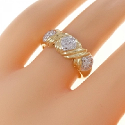 Nhẫn kim cương K18YG/K18WG 0.18CT - Hàng hiệu Authentic 849536