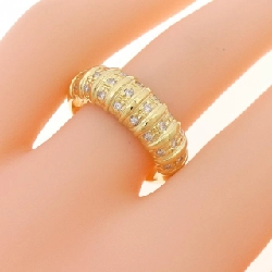 Nhẫn kim cương K18YG 0.24CT 667506