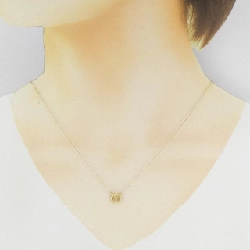 K18YG Chữ cái M Dây chuyền kim cương 0.03CT - Hàng hiệu Chính hãng 860750