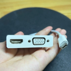 Bộ cáp UGREEN chuyển đổi TYPE C sang HDMI + VGA