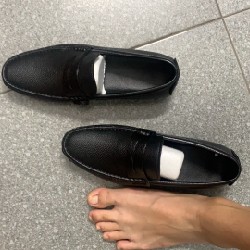 Giày lười da nhẵn size 42. 13199