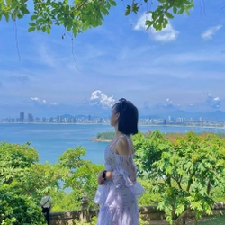 V143. Đầm tím hoa size M 443606