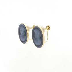 K18YG Bông tai Meno Cammeo - Hàng hiệu Chính hãng 872192