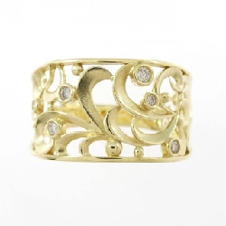 Nhẫn kim cương K18YG 0.07CT - Hàng hiệu Authentic 848776