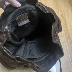 Balo nam 31x42x13 da thật 2hand 1013064