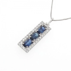 Dây chuyền Sapphire PT900/PT850 1.11CT - Hàng hiệu Chính hãng 857874