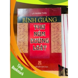 (TẶNG BOOKMARK) Bình giảng thơ Nôm Đường luật - Lã Nhâm Thìn - GIÁO TRÌNH, CHUYÊN MÔN - RBK1211
