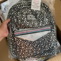 Set Balo hàng xuất xịn cho bé gái và ví đựng bút cùng màu 766367