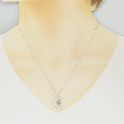 K18WG Mặt Trăng × Ngôi Sao Dây Chuyền Kim Cương 0.25CT - Hàng hiệu Chính Hãng 860732