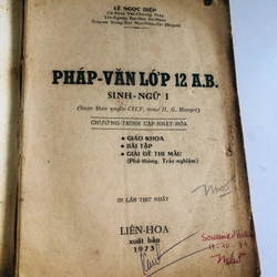 PHÁP VĂN 12 AB  - 234 trang, nxb: 1974 544973