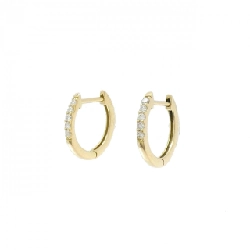 K18YG Bông tai kim cương 0.10CT - Hàng hiệu Chính hãng